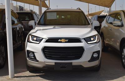 CHEVROLET CAPTIVA- 2016- WHITE- 47 000 KM- GCC SPECS