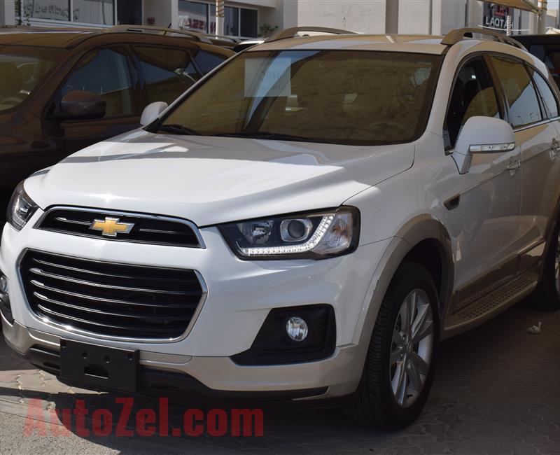 CHEVROLET CAPTIVA- 2016- WHITE- 47 000 KM- GCC SPECS