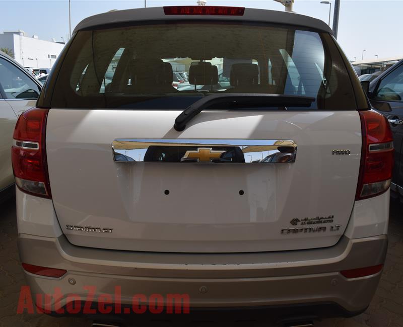 CHEVROLET CAPTIVA- 2016- WHITE- 47 000 KM- GCC SPECS