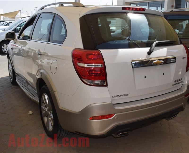 CHEVROLET CAPTIVA- 2016- WHITE- 47 000 KM- GCC SPECS