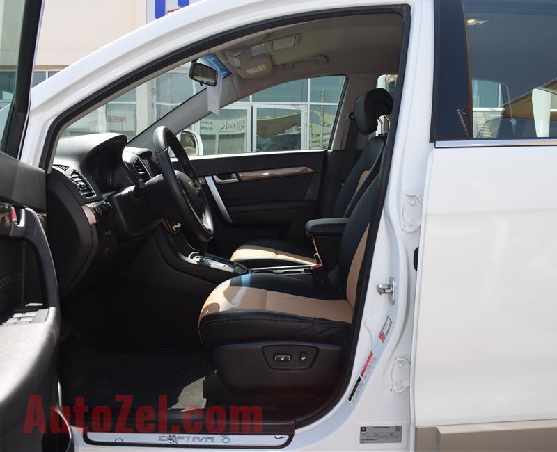 CHEVROLET CAPTIVA- 2016- WHITE- 47 000 KM- GCC SPECS