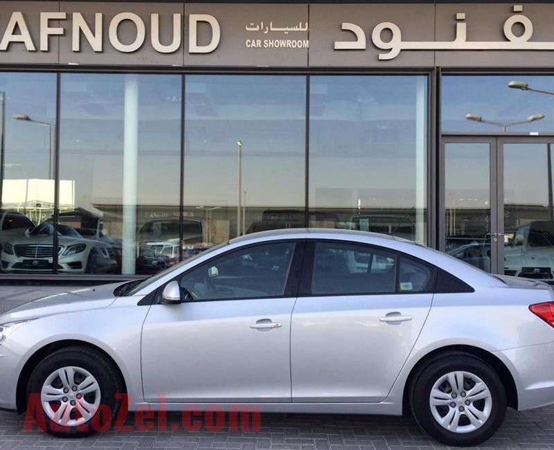 CHEVROLET CRUZE LS- 2015- SILVER- 110 000 KM- GCC