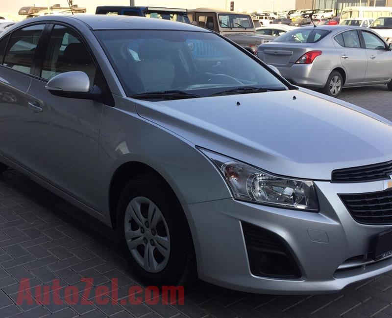 CHEVROLET CRUZE LS- 2015- SILVER- 110 000 KM- GCC