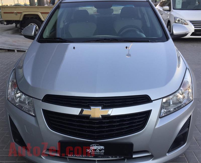 CHEVROLET CRUZE LS- 2015- SILVER- 110 000 KM- GCC