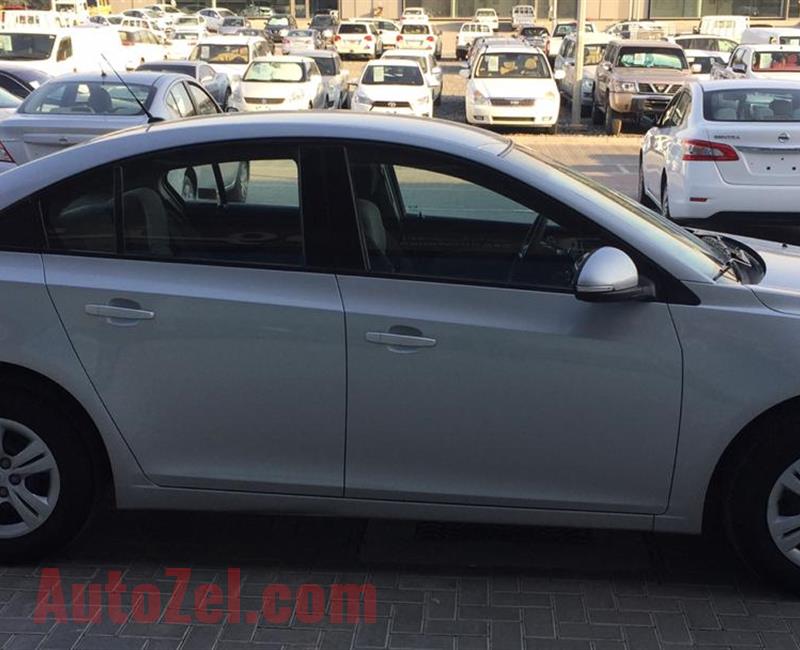 CHEVROLET CRUZE LS- 2015- SILVER- 110 000 KM- GCC