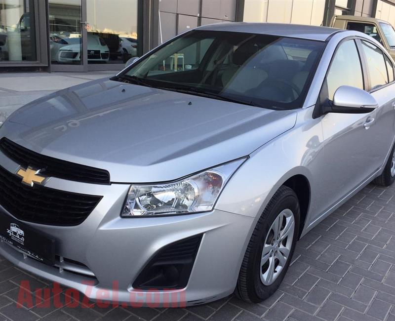 CHEVROLET CRUZE LS- 2015- SILVER- 110 000 KM- GCC