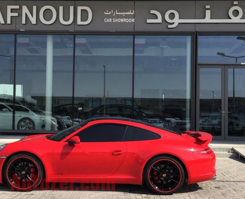 PORSCHE 911 CARRERA GTS- 2015- RED- 78 000 KM- GCC