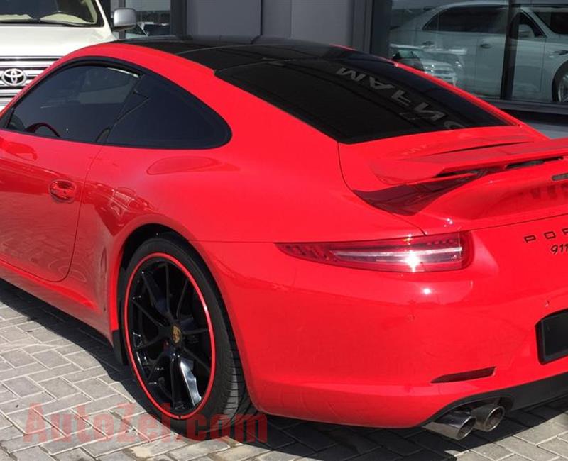 PORSCHE 911 CARRERA GTS- 2015- RED- 78 000 KM- GCC