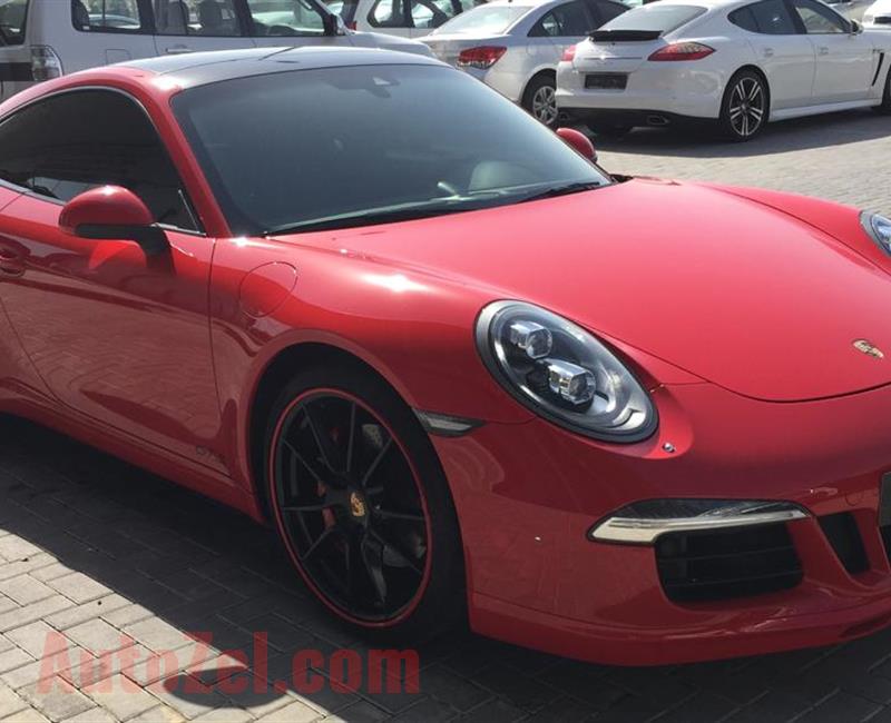 PORSCHE 911 CARRERA GTS- 2015- RED- 78 000 KM- GCC