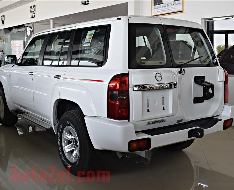 NISSAN PATROL SAFARI VTC MODEL 2019 - WHITE -V6 - ZERO KM - GCC 