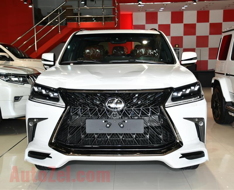 BRAND NEW LEXUS LX570 WHITE EDITION S- 2019- WHITE- GCC SPECS