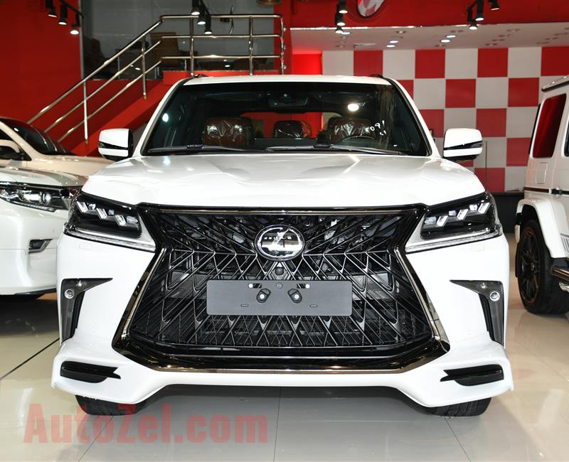 BRAND NEW LEXUS LX570 WHITE EDITION S- 2019- WHITE- GCC SPECS