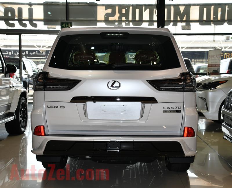 BRAND NEW LEXUS LX570 WHITE EDITION S- 2019- WHITE- GCC SPECS