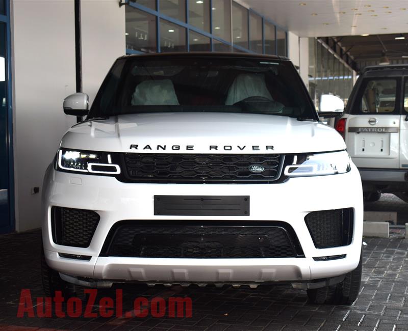 RANGE ROVER SPORT SUPERCHARGED- 2019- WHITE- 7 900 KM- GCC SPECS