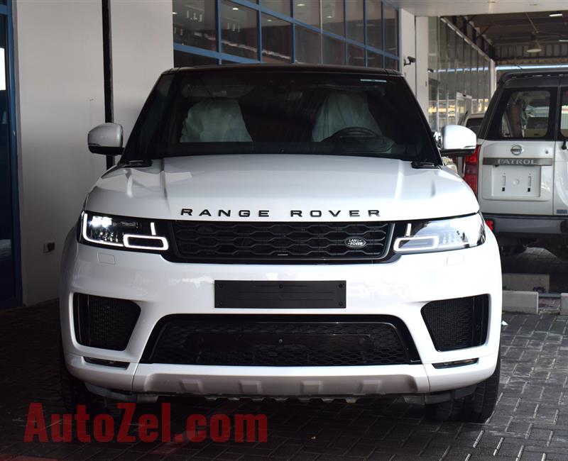 RANGE ROVER SPORT SUPERCHARGED- 2019- WHITE- 7 900 KM- GCC SPECS