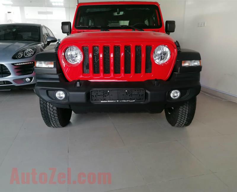 BRAND NEW JEEP WRANGLER UNLIMITED- 2019- RED- ZERO KM- GCC