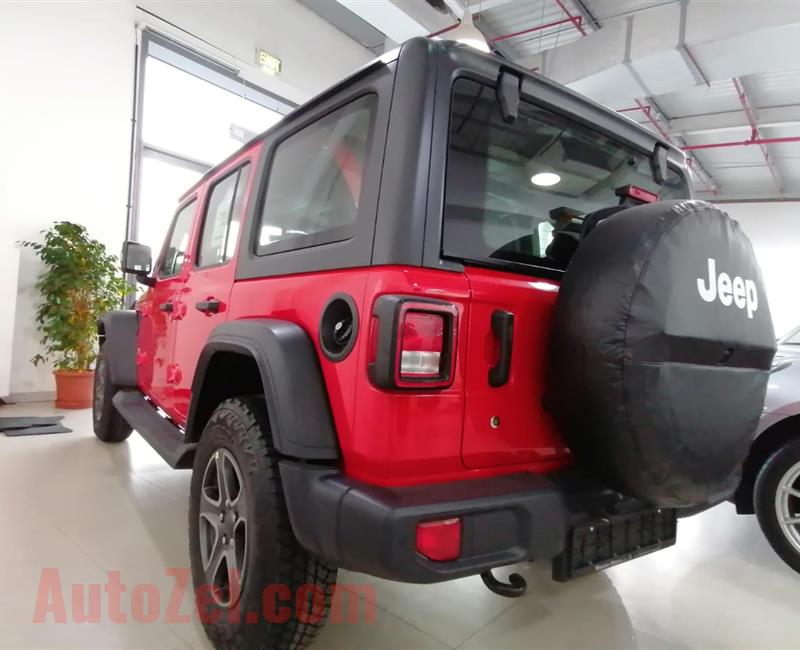 BRAND NEW JEEP WRANGLER UNLIMITED- 2019- RED- ZERO KM- GCC