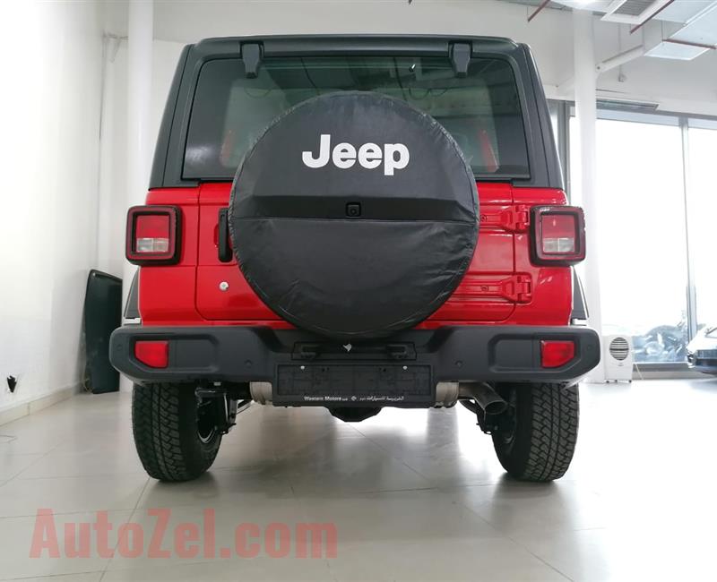 BRAND NEW JEEP WRANGLER UNLIMITED- 2019- RED- ZERO KM- GCC