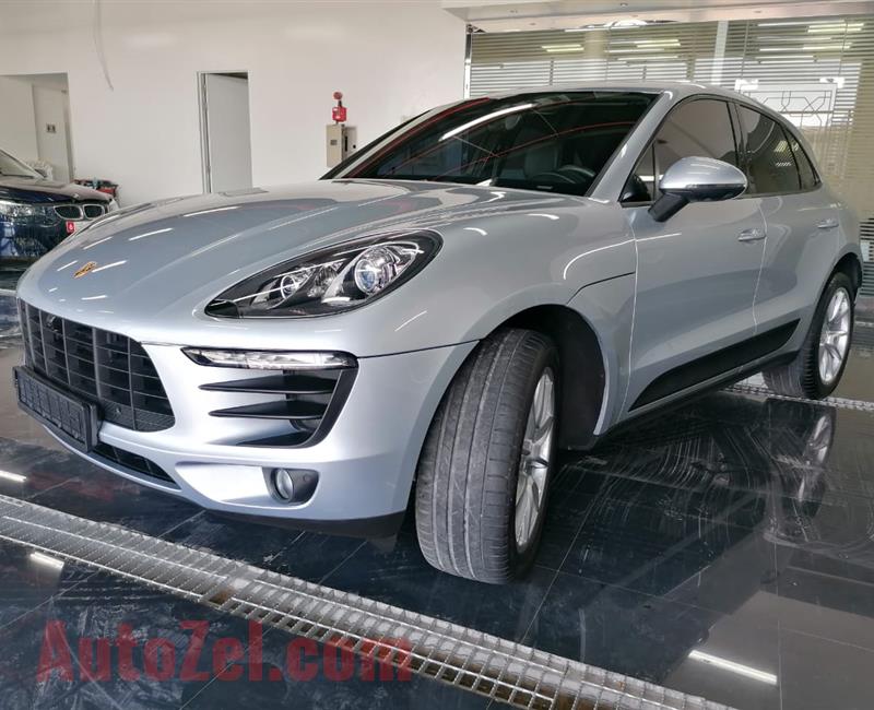 PORSCHE MACAN- 2017- SILVER- 115 000 KM- GCC, FULL SERVICE HISTORY