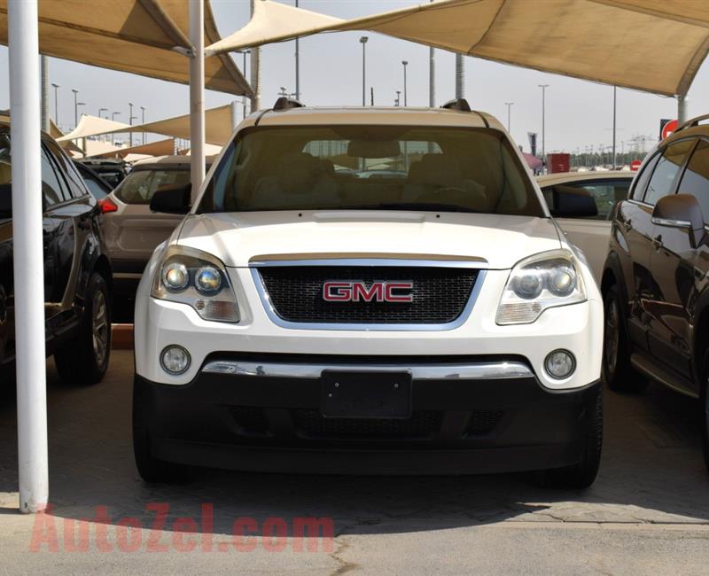 GMC ACADIA- 2012- WHITE- 160 000 KM- GCC