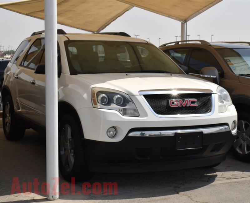 GMC ACADIA- 2012- WHITE- 160 000 KM- GCC