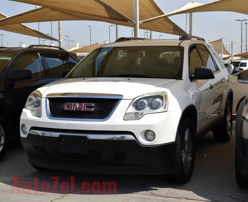 GMC ACADIA- 2012- WHITE- 160 000 KM- GCC