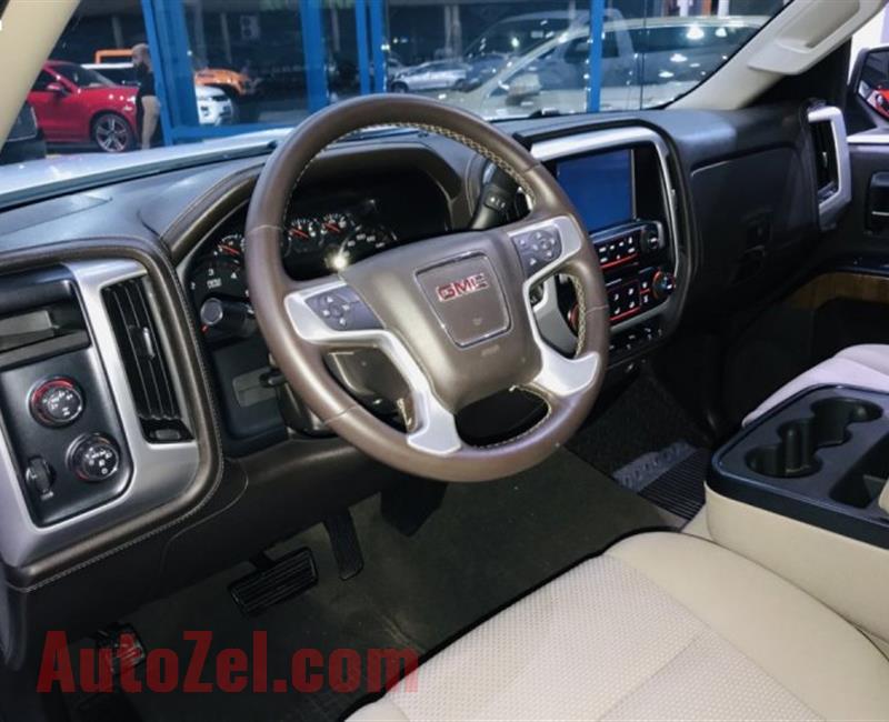 GMC Sierra SLE - 2015- WHITE- 129 000 KM - GCC - ONE YEAR WARRANTY- ( 1,200 AED PER MONTH ) 