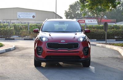 KIA SPORTAGE- 2017- RED- 72 000 KM- GCC