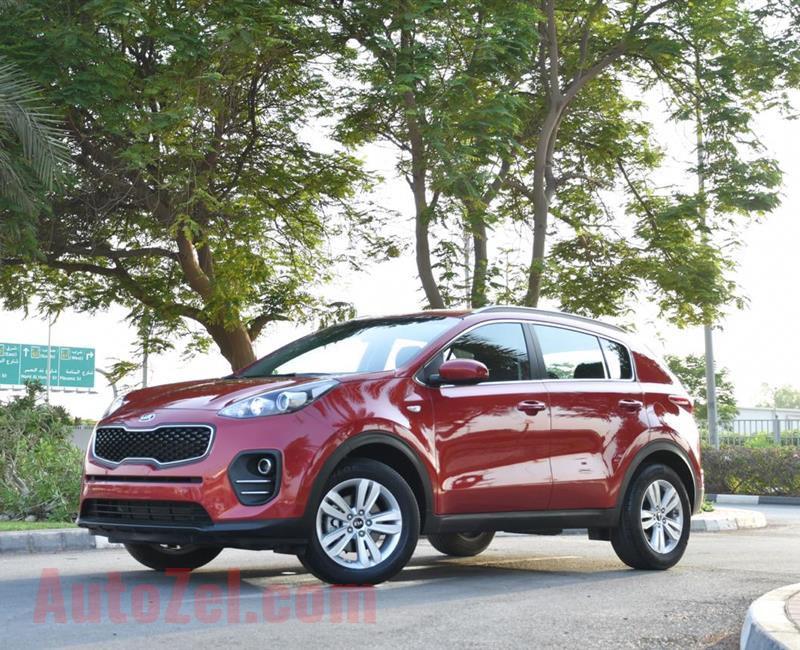 KIA SPORTAGE- 2017- RED- 72 000 KM- GCC