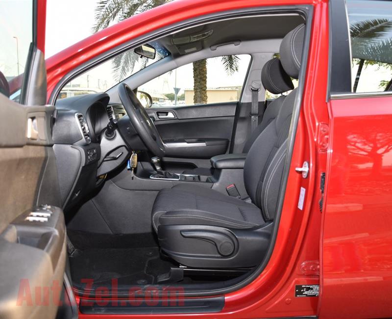 KIA SPORTAGE- 2017- RED- 72 000 KM- GCC