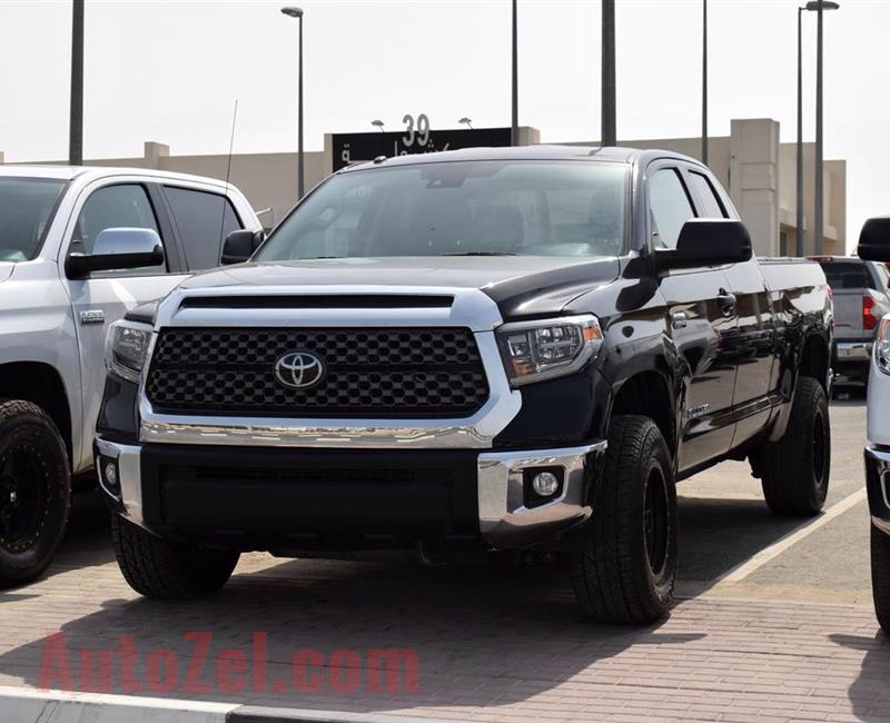 TOYOTA TUNDRA TRD PRO- 2018- BLACK- 5 000 MILES- AMERICAN SPECS