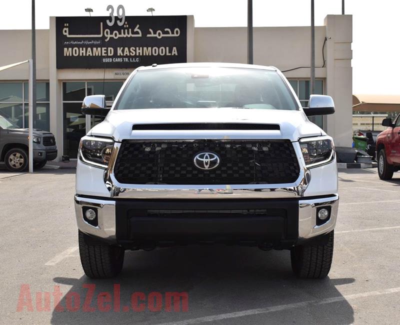 TOYOTA TUNDRA TRD LIMITED- 2019- WHITE- 4 000 MILES- AMERICAN SPECS