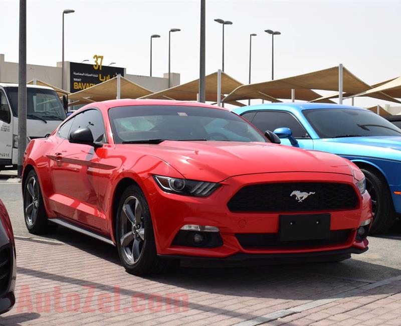 FORD MUSTANG- 2015- RED- GCC SPECS