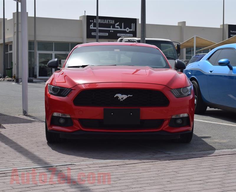 FORD MUSTANG- 2015- RED- GCC SPECS