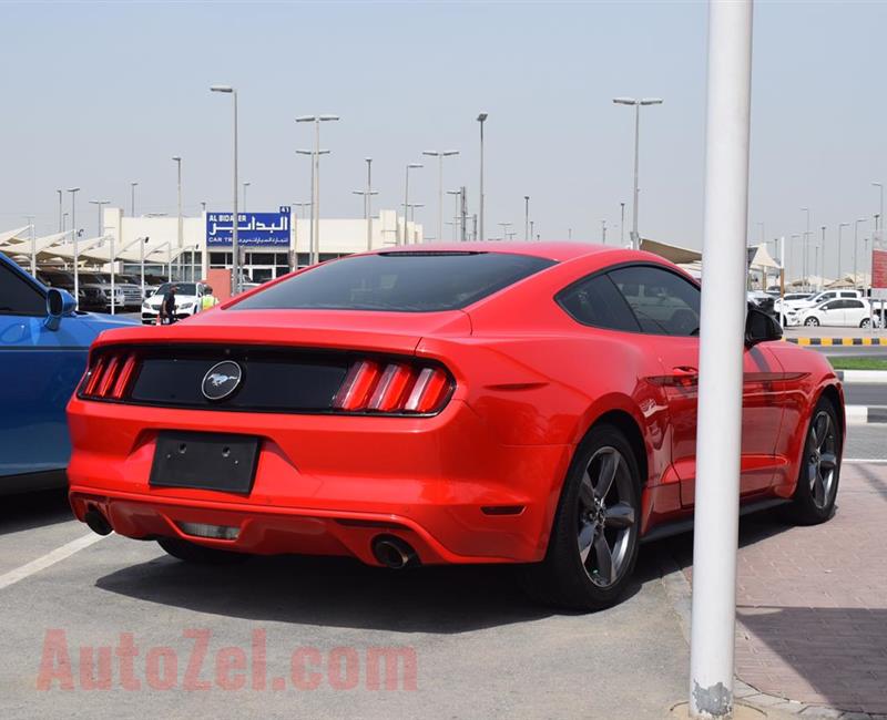FORD MUSTANG- 2015- RED- GCC SPECS