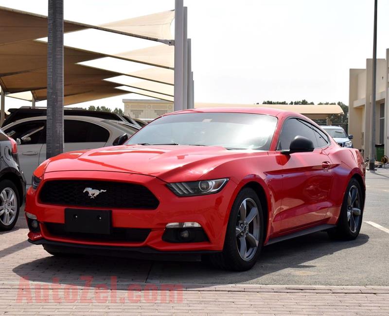 FORD MUSTANG- 2015- RED- GCC SPECS