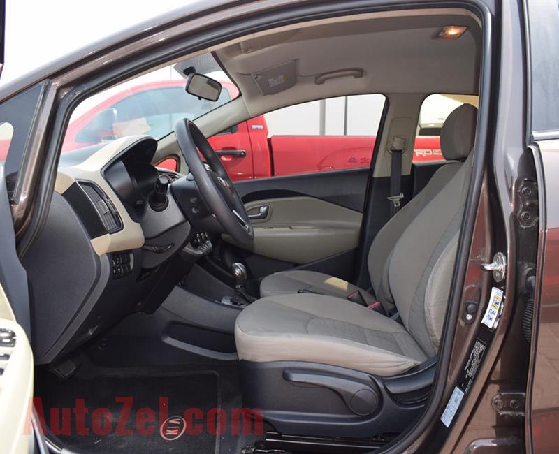 KIA RIO- 2016 - BROWN- 76 000 KM- GCC