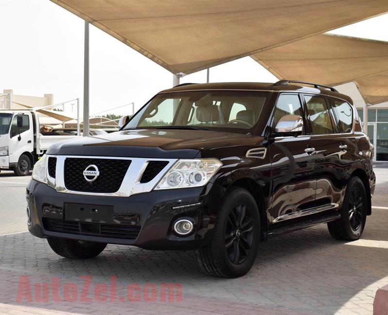 NISSAN PATROL LE- 2012-- BLACK- 279 000 KM- GCC