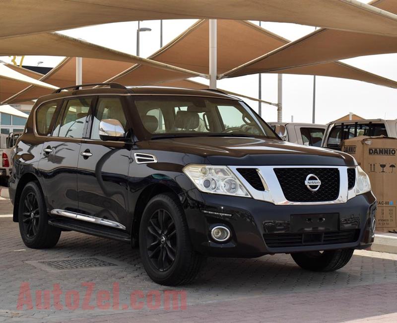 NISSAN PATROL LE- 2012-- BLACK- 279 000 KM- GCC