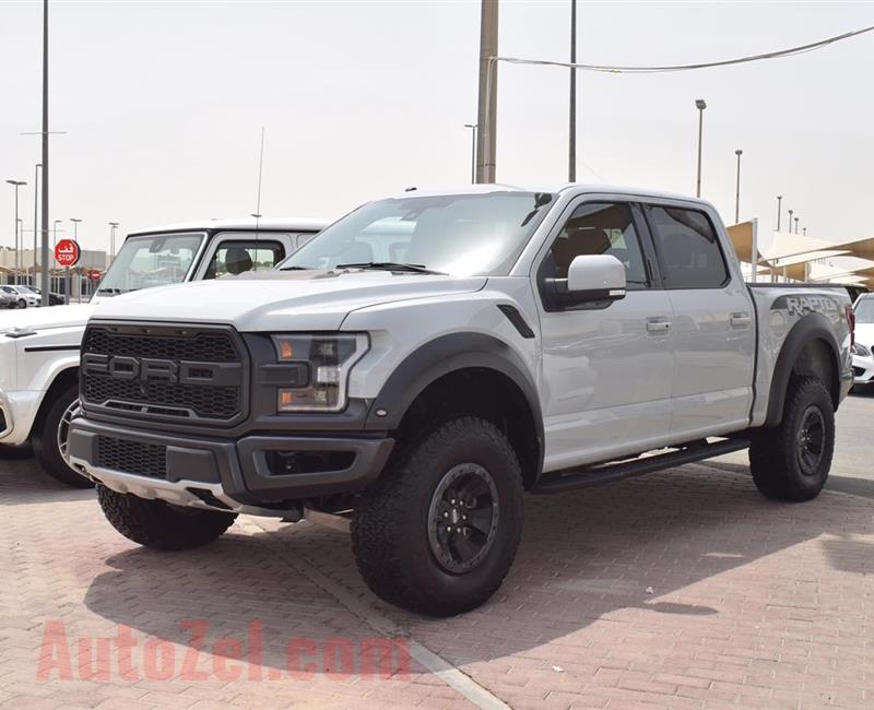 FORD RAPTOR MODEL 2017 - SILVER - 11,000  MILEAGE - V6 - CAR SPECS IS AMERICAN 