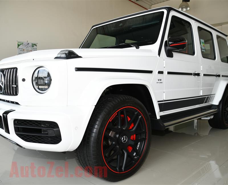 MERCEDES-BENZ G63- 2019- WHITE- 4 000 KM- GCC