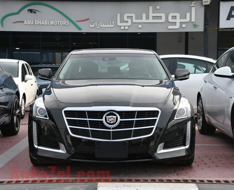 CADILLAC CTS- 2014- BLACK- 50 000 KM- GCC