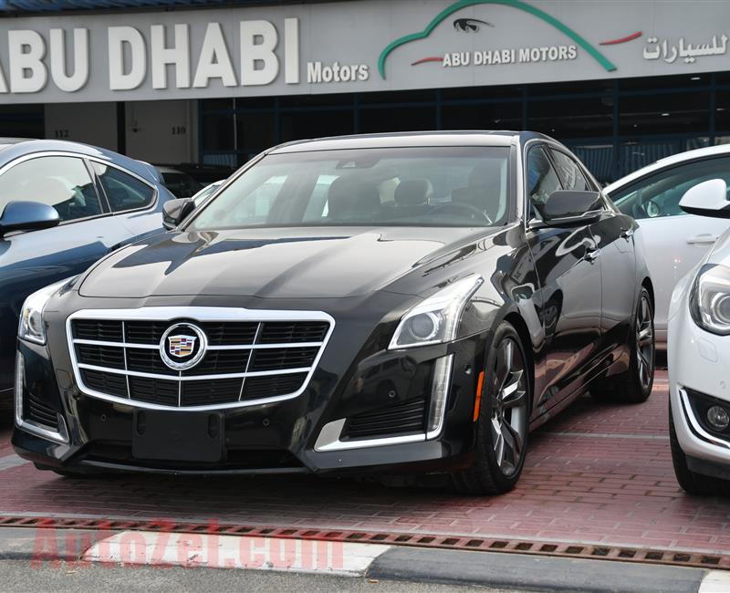 CADILLAC CTS- 2014- BLACK- 50 000 KM- GCC