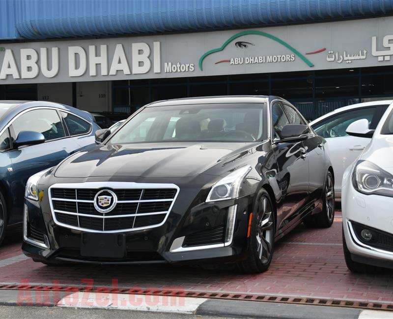 CADILLAC CTS- 2014- BLACK- 50 000 KM- GCC