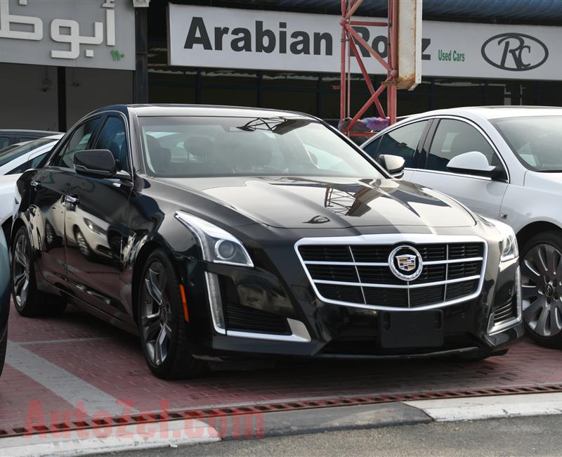 CADILLAC CTS- 2014- BLACK- 50 000 KM- GCC