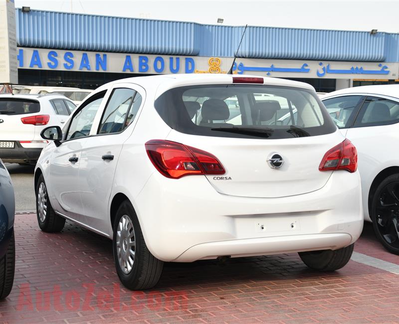 OPEL CORSA- 2015- WHITE- 107 000 KM- GCC