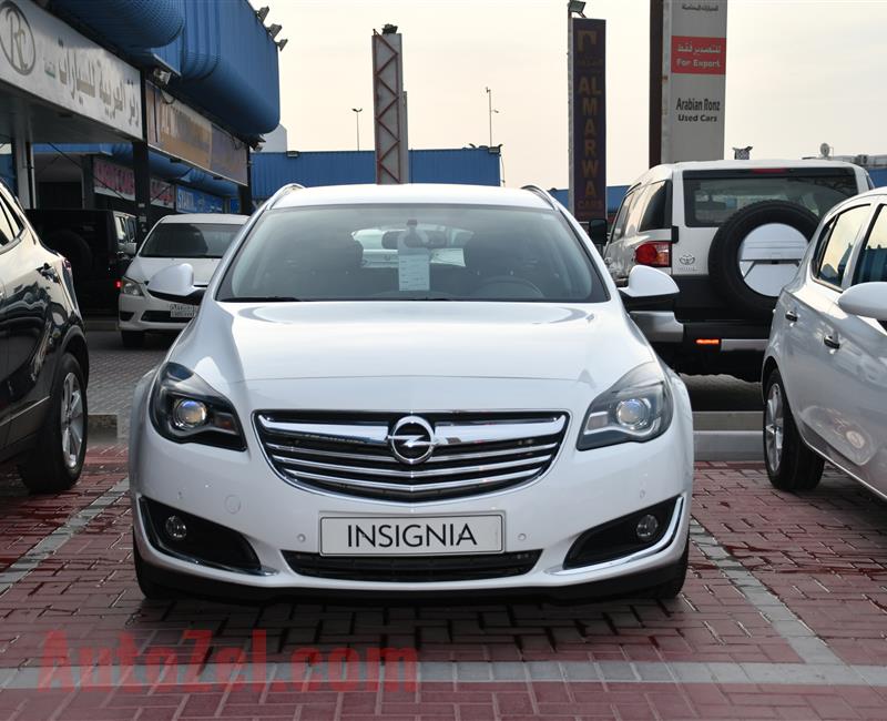 OPEL INSIGNIA STATION- 2015- WHITE- 53 000 KM- GCC