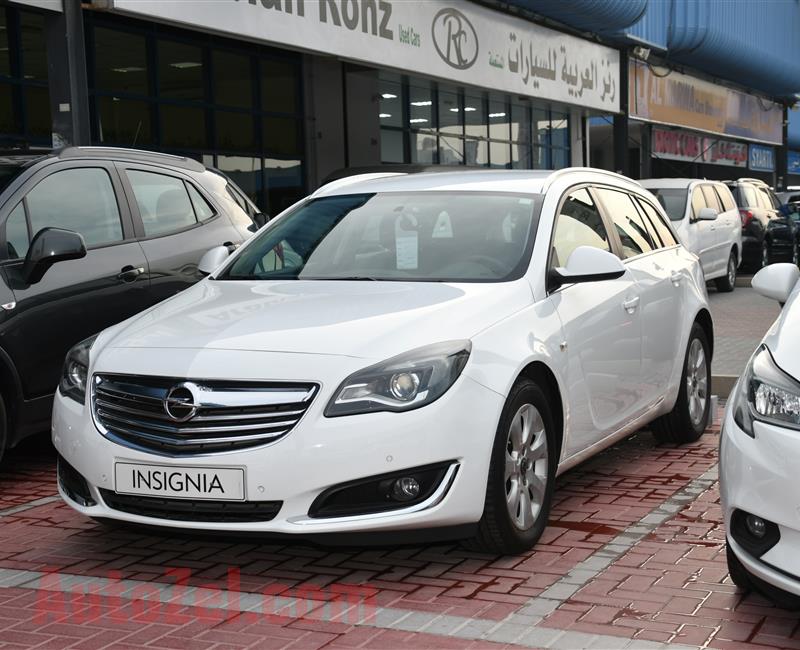 OPEL INSIGNIA STATION- 2015- WHITE- 53 000 KM- GCC