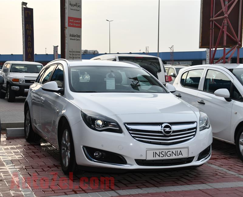 OPEL INSIGNIA STATION- 2015- WHITE- 53 000 KM- GCC