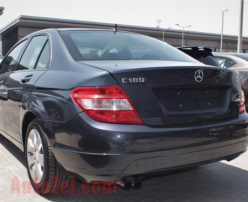 MERCEDES-BENZ C180- 2010- GREY- 134 000 KM- GCC